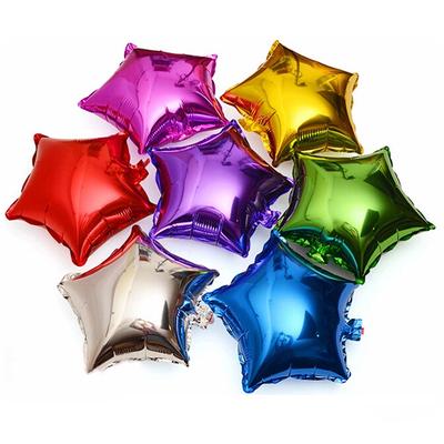 10ks/Lot 10-palcový fóliový balón päťcípa hviezda Baby Shower Svadba Dekorácie na detskú narodeninovú oslavu Detské balóny Globos