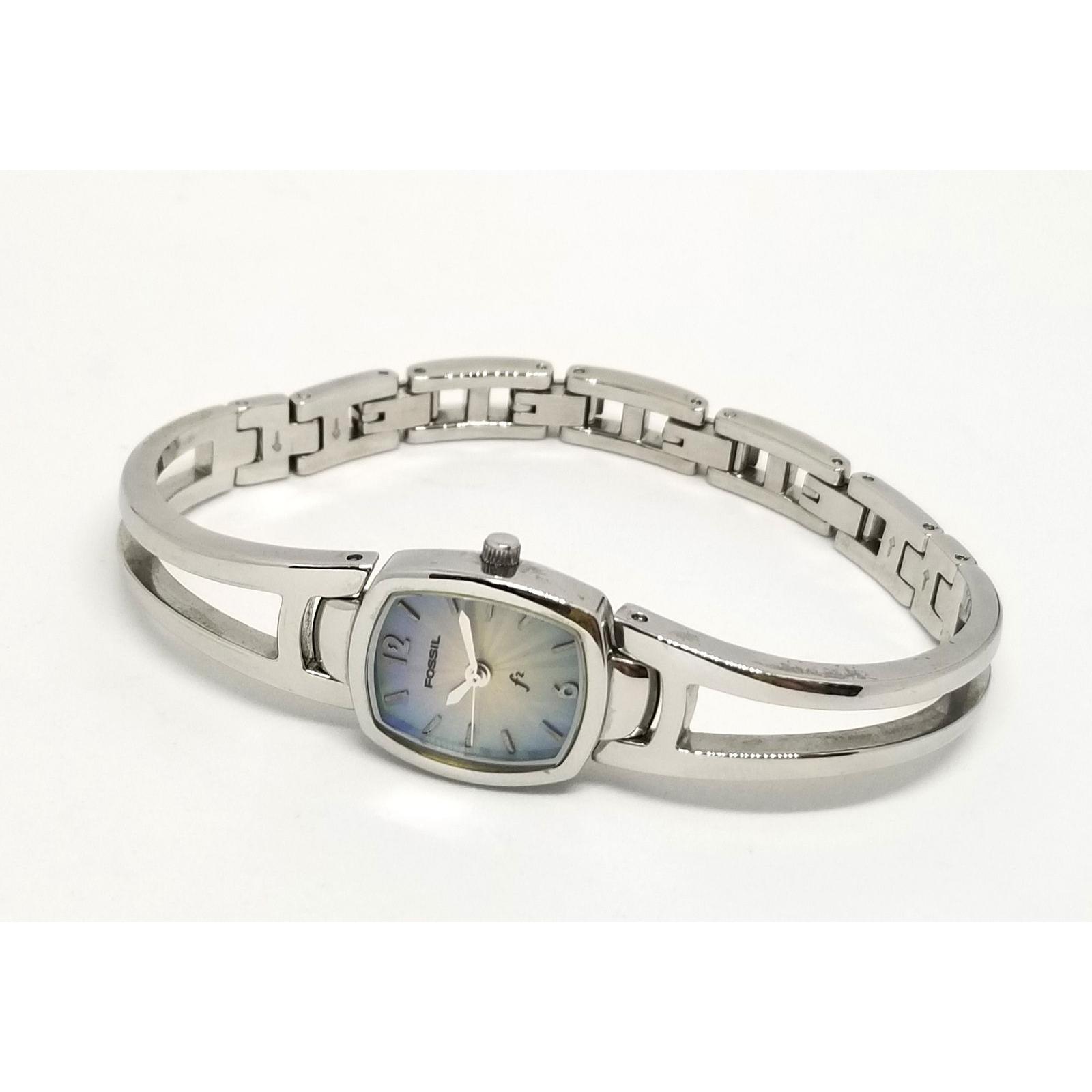 Used FOSSIL Watch Ladies ES9748 Bangle Watch for Women