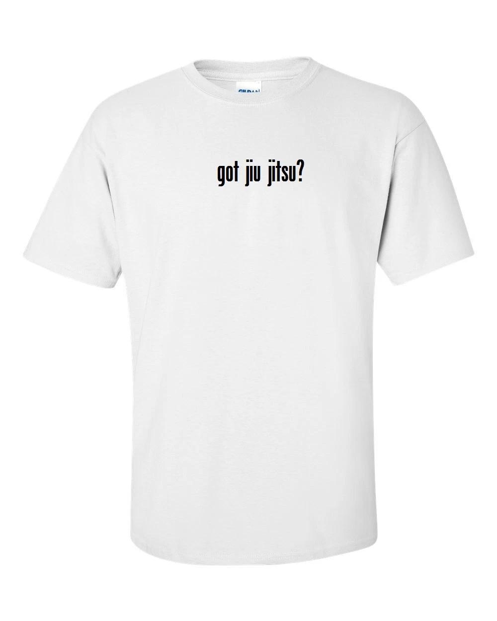 

Got jiu jitsu  Men s Cotton T-Shirt Shirt Solid Black White Funny mma S M L XL S