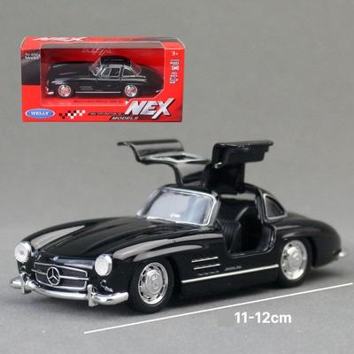 1/36 Mercedes-Benz 300SL Spielzeugauto Für Kinder Welly Diecast Fahrzeug Miniatur Pull Back Freilauf Räder Sammlung Geschenk Für Jungen