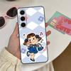 Brand P-peko Chan Lovely Girl Phone Case For Samsung S 24 Fe 25 Ultra Plus 20 Lite 21 30 22 23 24 22 Ultra 5G Fundas