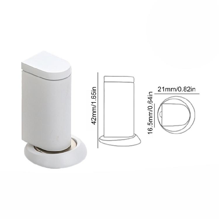 Floor Mounted Door Stop Anticollision Magnetic Door Stoppers Adjustable Bedroom Door Stop Wall Protector Door Accessories