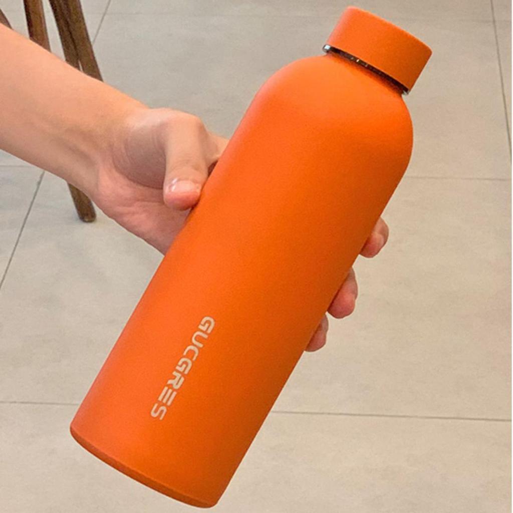 American Style Dual-Layer Stainless Steel Cup Portable Water Bottle Sports Wide Mouth Insulated Thermos Flask for Outdoor Use