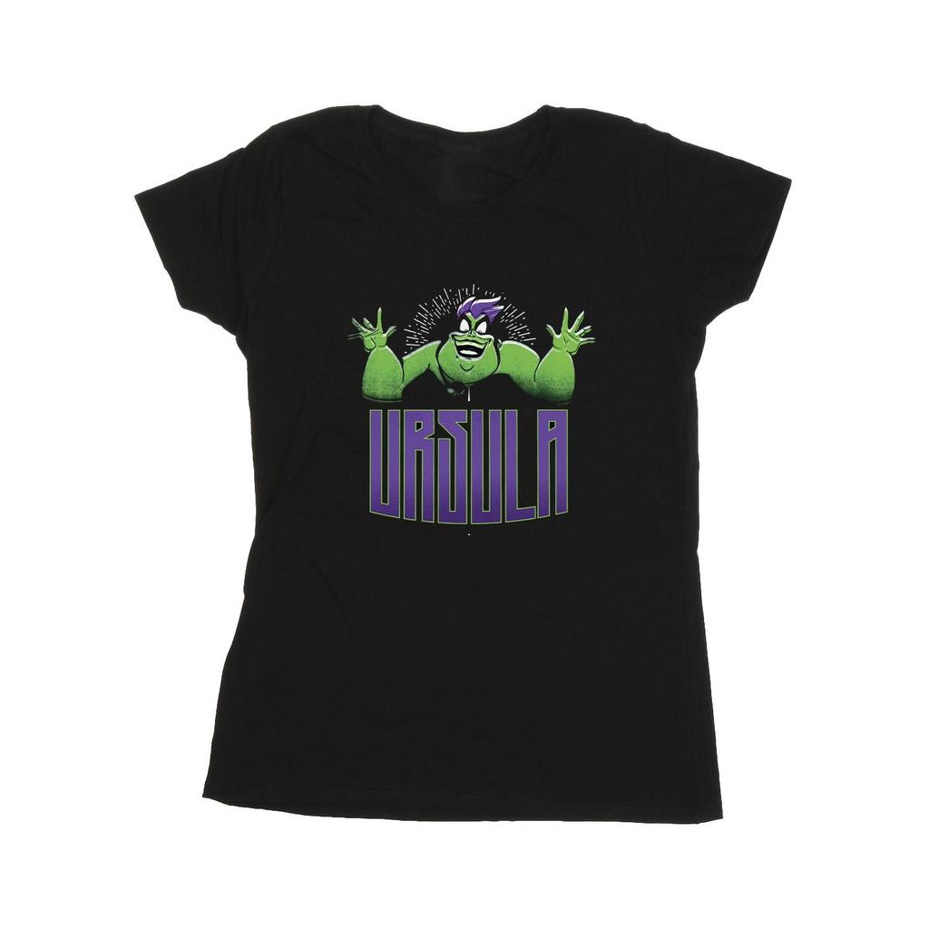 Disney Womens/Ladies Villains Ursula Green Cotton T-Shirt