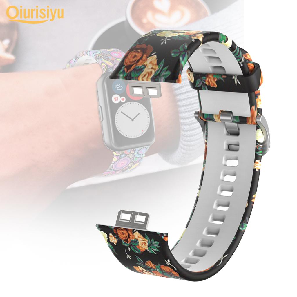 Cinturino in silicone morbido con stampa per HUAWEI Watch Fit acquista in  modo economico — spedizione gratuita, recensioni reali con foto — Joom