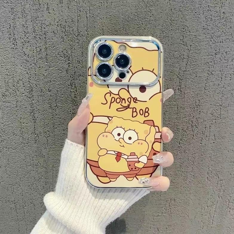 Big Windows SpongeBob SquarePants for Huawei mate60pro mobile phone case to play 60 new p70 female nova12 creative
