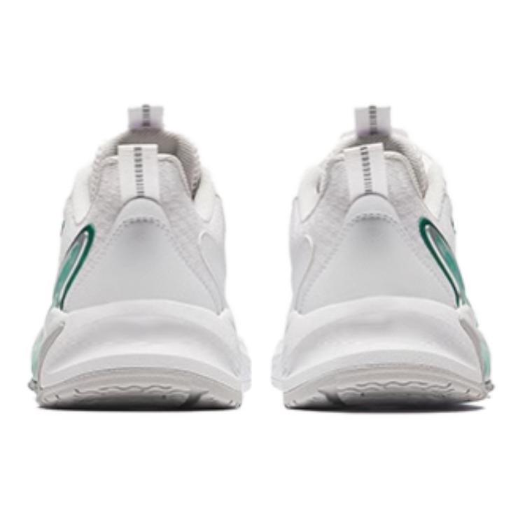 Anta Kids Lightweight Casual Shock Absorbing Wear Resistant Casual Shoes Kids Casual Shoes White Green 312438808-5