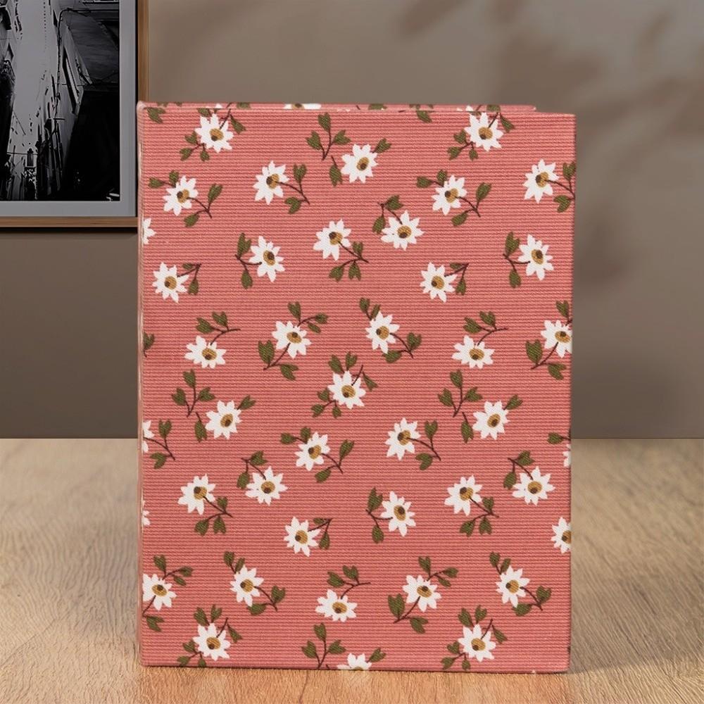 

Print Pattern Photo Album Art Cover Cards Organizer Holiday General Gift Family Memory Storage червоний