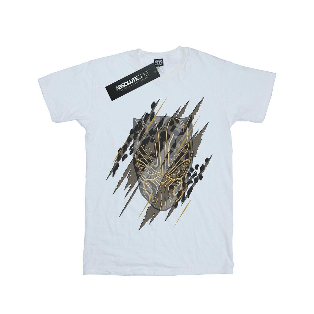 Marvel Boys Black Panther Gold Head T-Shirt