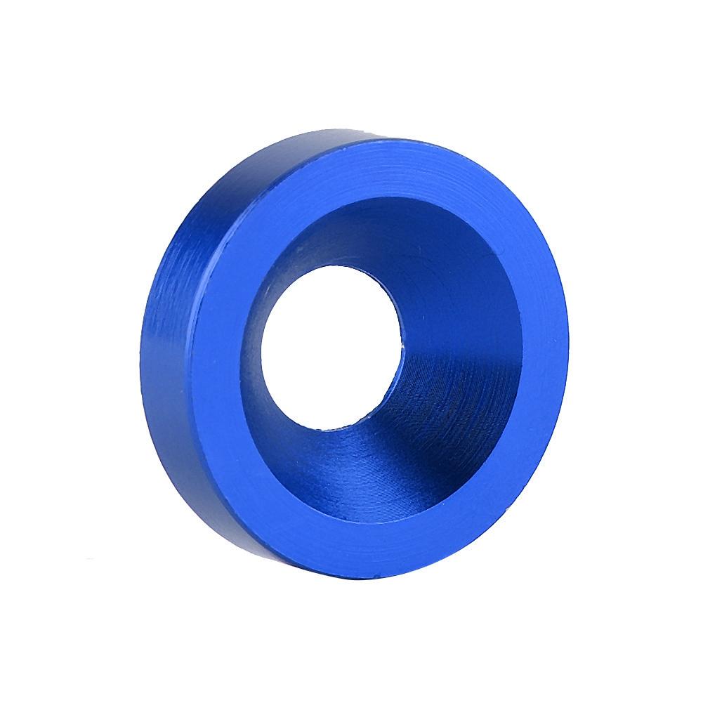 6ks Rám SPZ auta motocyklu Blatník Nárazník Kryt motoru Podložka Šroubová sada (Modrý)