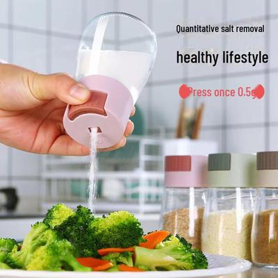 Thickened PET Food Grade Transparent Quantitative Salt Control Bottle for Kitchen