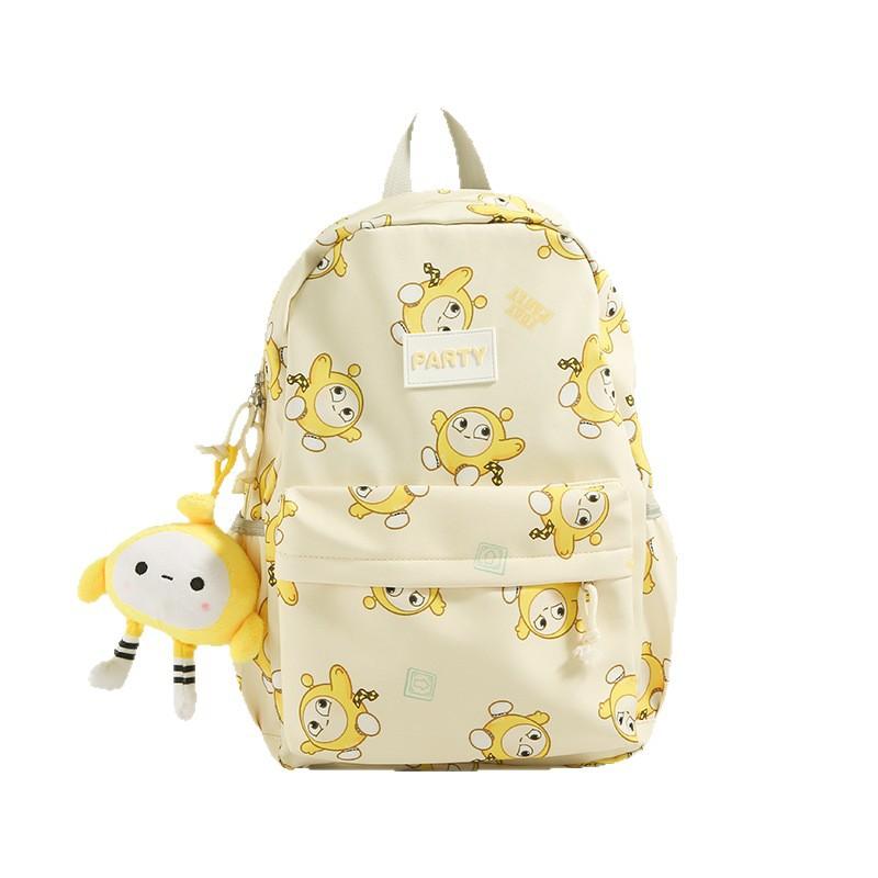 New backpack girl primary and secondary school schoolbag campus cartoon cute large capacity casual super light backpack
