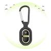 1-5pcs Ultrasonic Mini Mosquito Repellent with Carabiner Lightweight Anti-mosquito Bite Pendant for Kids Adults Outdoor Camping