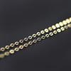[Barzaz] Women's Parts Azuki Chain 45cm Necklace 14KGF Gold