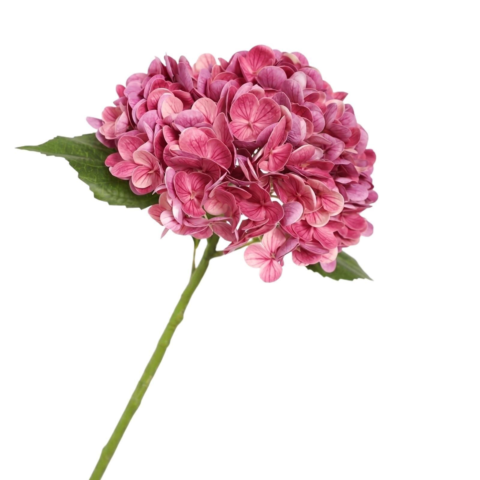 

Hydrangea Artificial Flowers Large Faux Hydrangeas Silk Flower Stems for Home Decor Indoor Wedding Bouquets Centerpiece Table Arrangements One Size фиолетовый