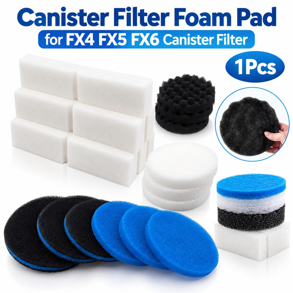 1Pcs High Density Bio Sponge Canister Filter Pad for Freshwater Saltwater Aquarium
