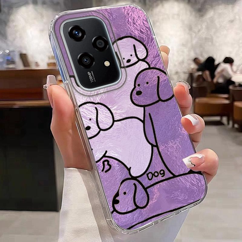 Couple Funny Dog Line Phone Case For Honor Magic7 Magic6 400 200 Lite 200Pro 200 Smart X9c X9a X8a X8b  X8c X7c Fundas Cover