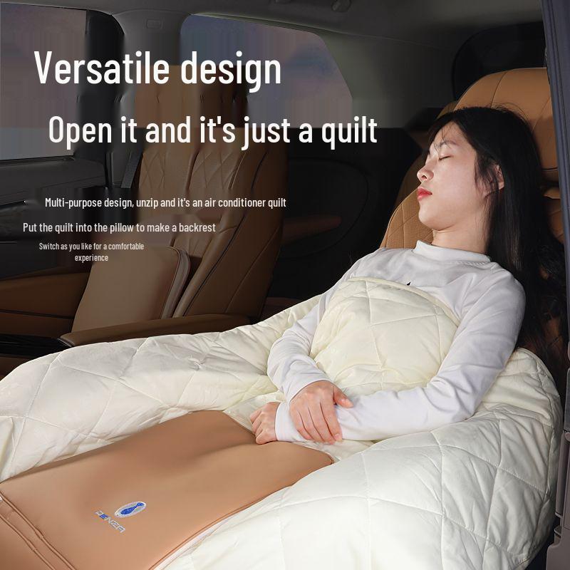 Denza D9 Car Pillow Blanket: Multifunctional Cushion & Air Conditioning Quilt for Car Interior