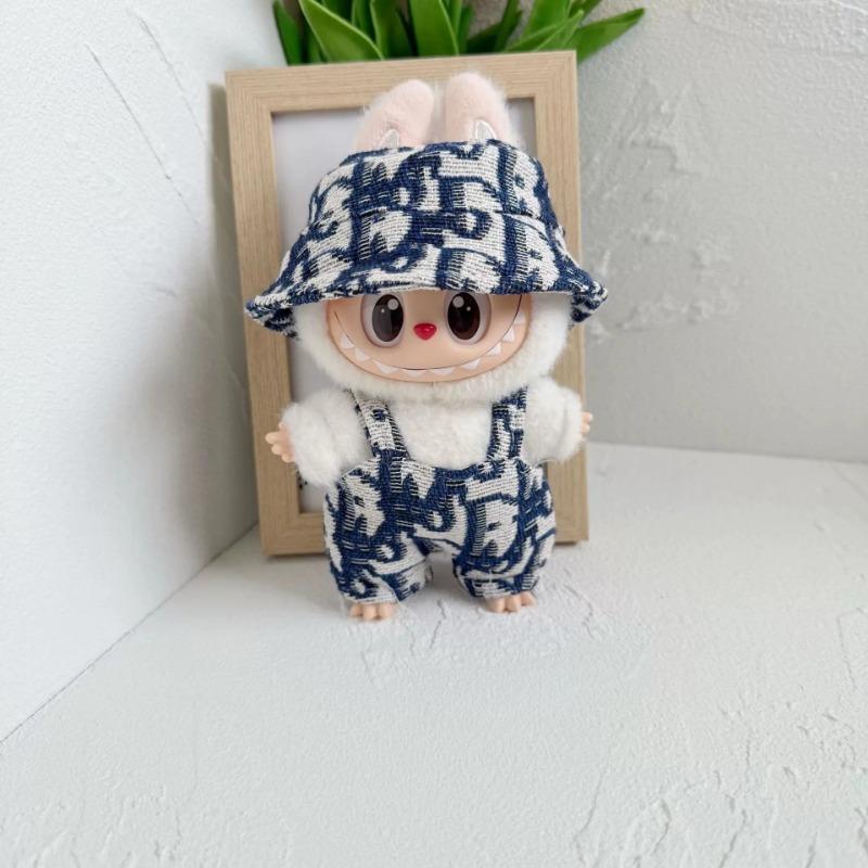 17cm Mini Plyšová Panenka Oblečení Outfit Doplňky Pro Korea Kpop Exo Labubu Idol Popruh sukně Oblečení Dárek