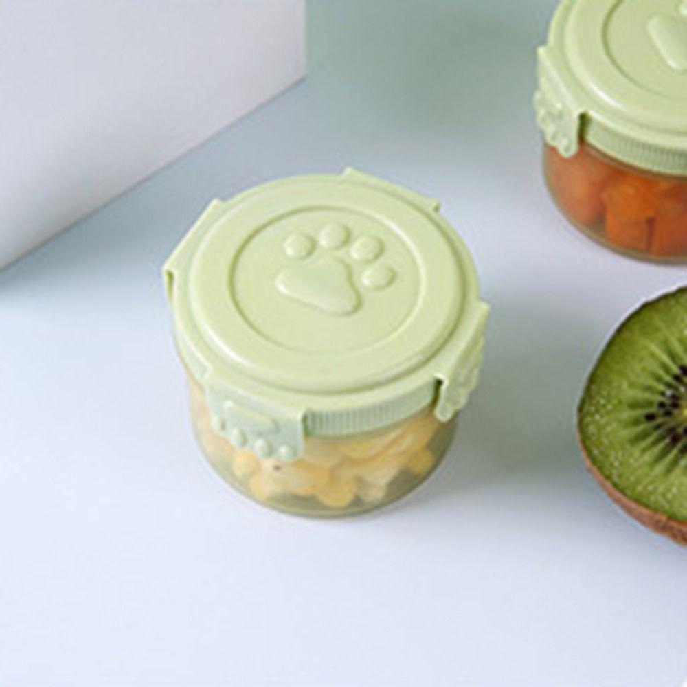 Round/square Sauce Container Plastic Crisper Box Portable Sauce Box  Mayonnaise