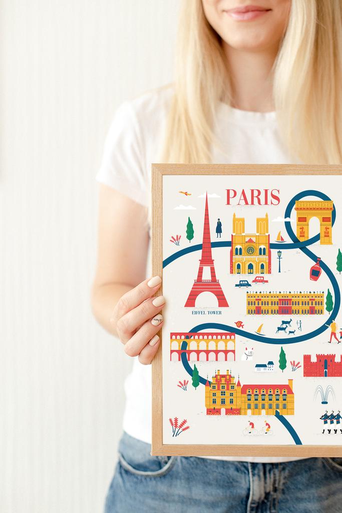 Poster Illustration Paris