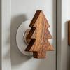 Kids Room Wall Hooks Wooden Hook, Cartoon Decorative Space Saving Hanger, Key Holders for Two Installation Ways Organizer Bedroom And