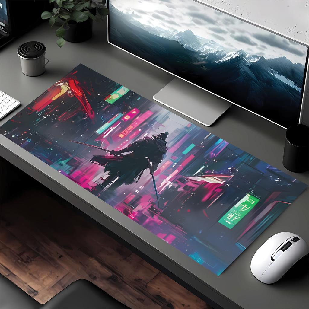 Super beautiful Japanese style Mouse pad large Mouse pad Samurai Mouse pad DESMAT full size model