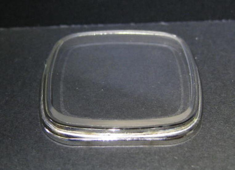 70 SEIKO Chronograph Hardlex Crystal silver 70SEIKO Chronograph Watch glass (with bezel) / 7018-5001 (Ref265 SA0V09GN)