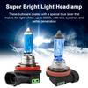 2Pcs H11 Halogen Headlight Bulbs Fog Lights 12V 55W White 5000K Super Bright Universal Car Light Headlamp Replacement Parts