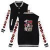 Unisex-Mode für Fans von Hazbin Hotel, bedrucktes Baseball-Sweatshirt für Damen und Herren, Outdoor-Sportjacken