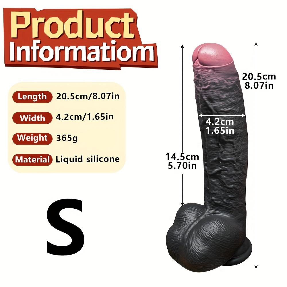 Black Thick Realistic Dildo with Turtle-Head Design – 10.8 Inch Extra-Wide Soft Silicone Penis with Strong Suction Cup for Hands-Free Play,Men & Women