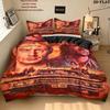 Supernatural Pattern Bedding Quilt Set Quilt Cover Pillowcase Home Birthday Gift(1 * Duvet Cover + 2 * Pillowcase, Without Core)