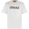 FW25 Logo Cotton Ribbed Crew Neck Short Sleeve T-Shirt Men Tops 1014427-1A16040-2W020