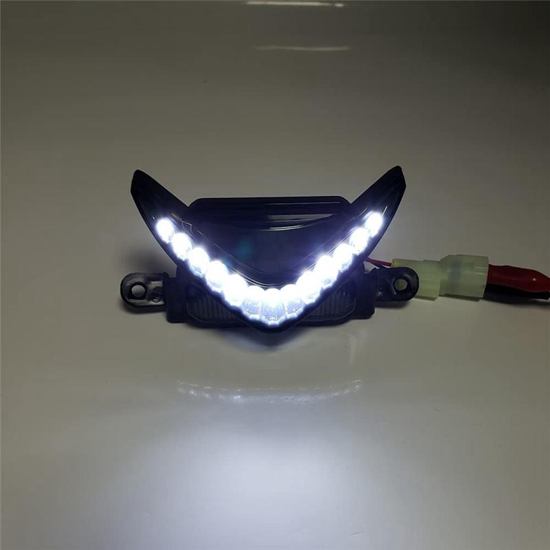 Head Lights Marker Indicator Smoked Upgraded Motorcycle Front Upper Headlight For HONDA CBR600RR 2007-2011