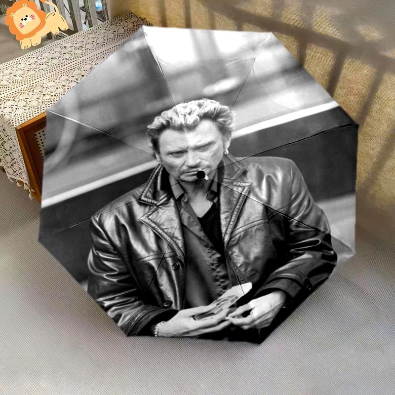 Rose Ring: Moment Reflection Folding Umbrella Travel Suitable for All Seasons Printing Light Sun Umbrella