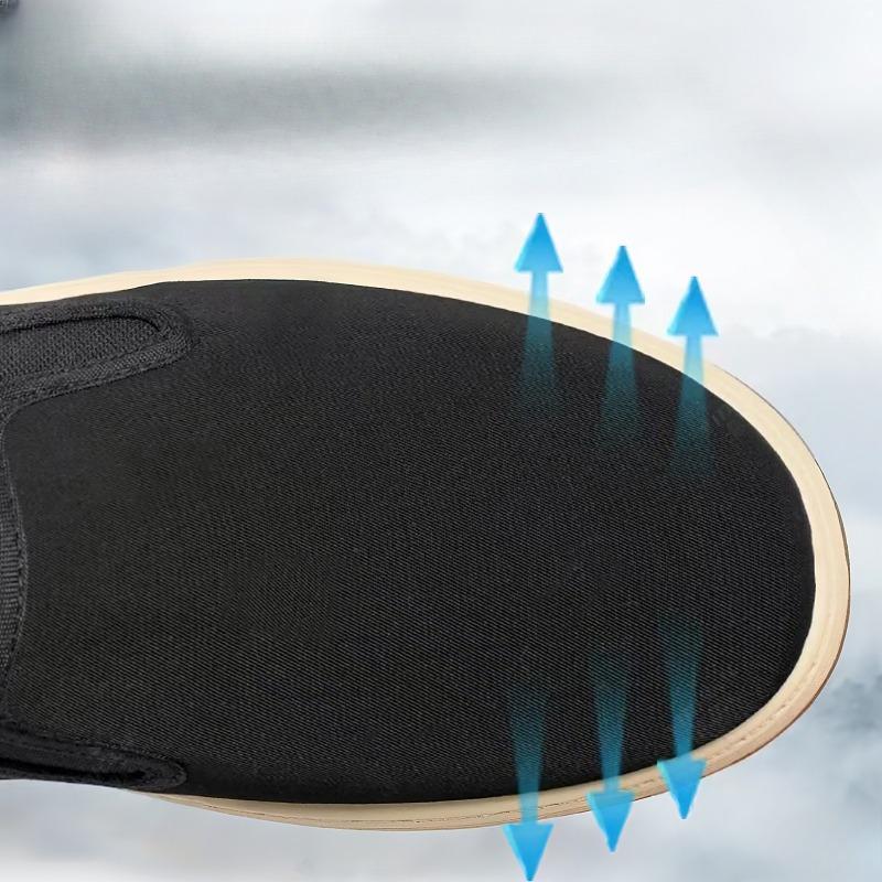 New Men's Shoes, Shallow Opening Breathable Casual Shoes, Lightweight Cloth Shoes, Flat Board Shoes