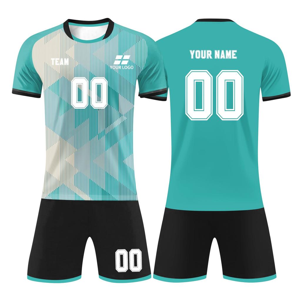 Personalised Shirts Kit Mens Girls With Name Number Custom Football Jerseys For Boys Training Suit