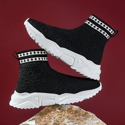 Sneakers Casual per Vestito Sneakers Tennis Marca di Lusso Scarpe da Ragazza 2024 Scarpe con Tacco a Calzino Donna Shuz Mocassini di Lusso da Donna Tennis