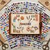 Letter Stickers Suitable for ScrapbookingJournalingDIY CraftsNon-Repeating Vintage AlphabetLetters for CollagePlanner Decor