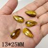 Natural Stone Amethysts Pendants Faceted Water Drop Rose Clear Quartzs for Jewelry Making Diy Necklace Earring Healing Accessory