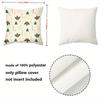 1 Pieces Christmas Pattern Throw Pillow With Tree Holly Star Polyester pillowcase, sofa decorative cushion cov Headboard Pillow