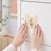 Corner Storage Hooks Rotating Butterfly Adhesive Wall Hooks, 3-Prong No-Drill Swivel Hangers, with Flexible Adjustable Angle Space-Saving Hook,