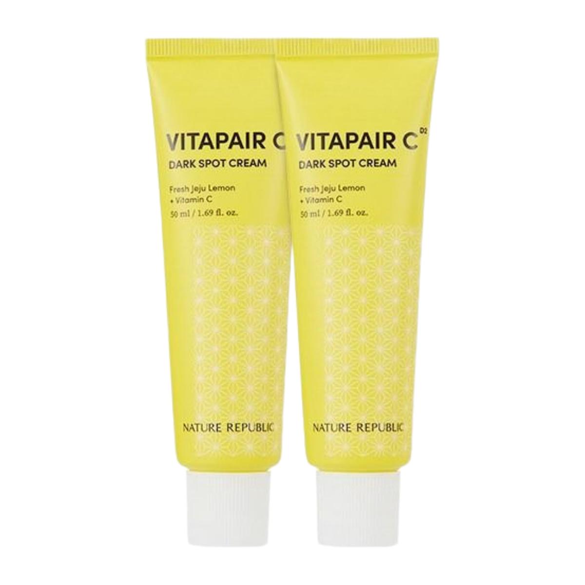 

Nature Republic Vitapair C Dark Spot Cream, Brightening & Moisturizing Facial Cream, 100ml (2-Pack Set)