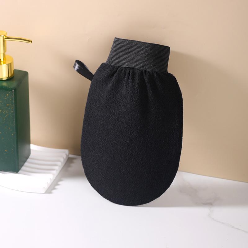 Exfoliating Double-Sided Bath Towel: Universal Painless Mud Removal Gloves with Coarse and Fine Sand for Adults