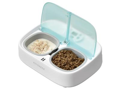 Petoneer Feeder Reliable Domestic Support Included PF003 Automatic Pet Feeder Compatible with Wet Food Bluetooth Dog and Cat Housekeeping Measures