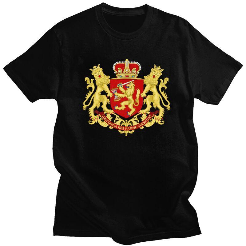 

Custom Male Coat Of Arms Of Netherlands T Shirt Short Sleeves Cotton Tshirts Classic Tshirt Casual Dutch Proud Tees Clothes 3XL