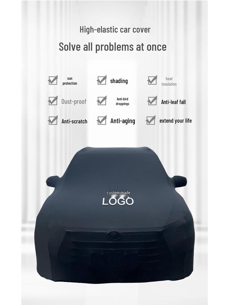 Top-Selling Stretch Velvet Car Cover: Dustproof, Sunscreen, Tight Fit for Garage & Showroom Use
