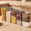 Transparent Food-Grade Plastic Storage Jar for Soups