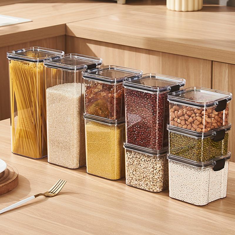Transparent Food-Grade Plastic Storage Jar for Soups