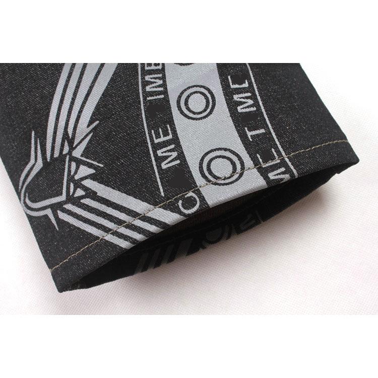 Men's Straight Trousers Hip-Hop Jeans Street Dance Graffiti Print Embroidery Loose Skateboard Pants 30-46